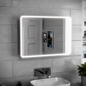 Nes Home 500 x 700mm Motion Sensor Bathroom LED Mirror Shaver Socket Demister