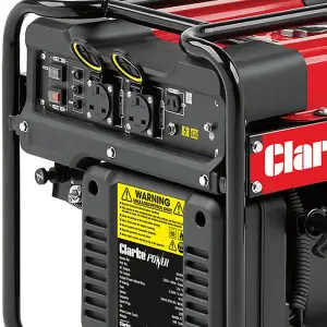 Clarke IG3500AF 3.4kW Open Frame Petrol Inverter Generator