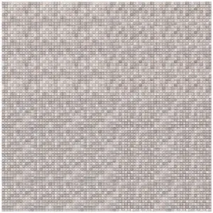 Ikarai Beige Matt Marble effect Flat Natural stone Mosaic tile sheet, (L)300mm (W)300mm