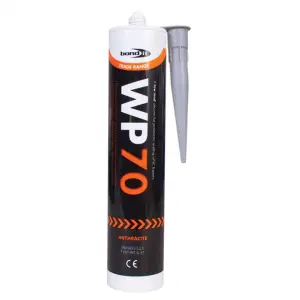 Bond it WP70 Oxime Silicone Anthracite EU3 310ml (Pack of 6)