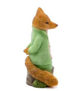 Beatrix Potter Mr. Tod Cane or Stake Topper (CCBP0009C) - L4.5 x W4.5 x H9 cm