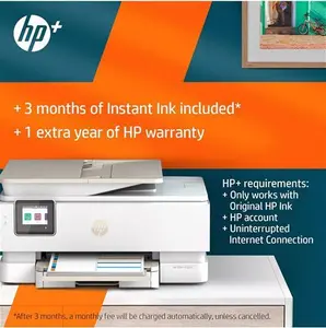 HP ENVY Inspire 7920E All-In-One Printer, HP+ Enabled & HP Instant Ink Compatible, White