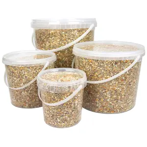 10L SQUAWK No Mess Seed Mix - Husk-Free Premium Grade Wild Bird Food Mixture