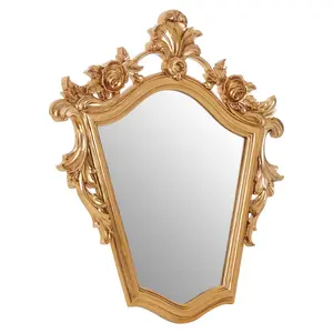 Interiors by Premier Marseille Gold Finish Tapered Wall Mirror