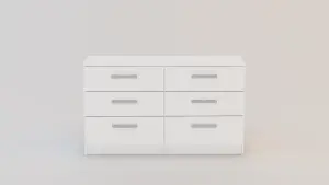 Birlea Lynx 6 Drawer Chest White