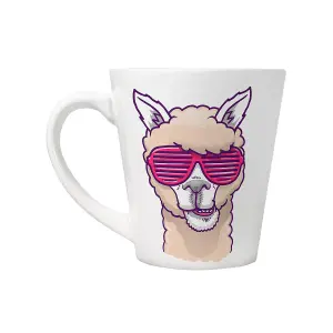 Grindstore This Llama Dont Need No Drama Latte Mug White (One Size)