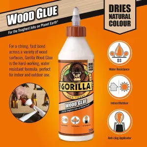 Gorilla Wood Glue 532ml, gorilla-wood-glue-532ml