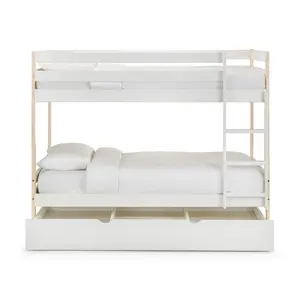 Nova Single (3') Standard Bunk Bed with Trundle by Julian Bowen