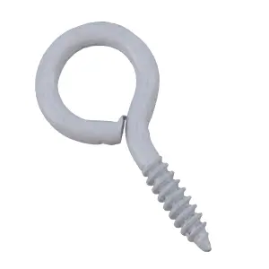 Screw Eye Hooks Fasteners Picture Curtain Hanger 7mm Hook 25mm Length 18pc