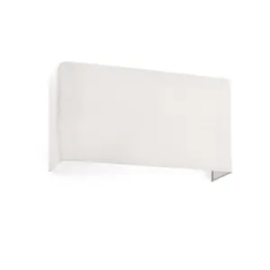 Luminosa Cotton Beige Square Wall Light 375x 200x 105, E27