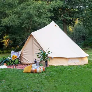 4m Bell Tent - Cotton 285 - Sandstone