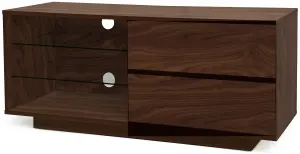 Centurion Supports Gallus Premium Walnut with 2-Walnut Drawers and 2 Shelves up to 55" LED, OLED, LCD TV Cabinet