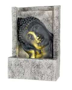 Lumineo Buddha Face Leaning 787641 Outdoor Fountain