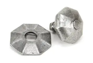 From The Anvil Pewter Octagonal Centre Door Knob