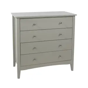 4 drawer chest  - Como Light Grey