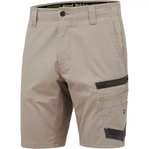 Hard Yakka - Raptor Active Mid-Short - Brown - Shorts