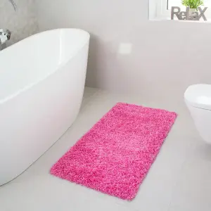 Soft Value Barbie Pink Shaggy Area Rug 80x150cm