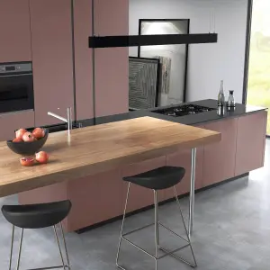 Premium Kitchens Ethos Matt antique rose Tall Wall end panel (H)900mm (W)320mm