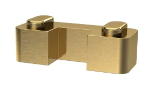 Wetroom Accessories Screen Support Foot - Brushed Brass