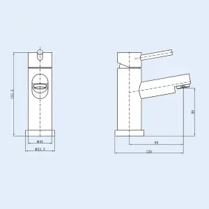 Nes Home Round Deck Mounted Bath Shower Mixer With Handset & Basin Single Lever Mixer Tap