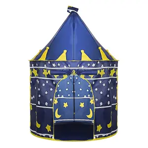 KIDS POP UP WIZARD PRINCESS CASTLE BALL PLAYING TENT INDOOR OUTDOOR PLAYHOUSE