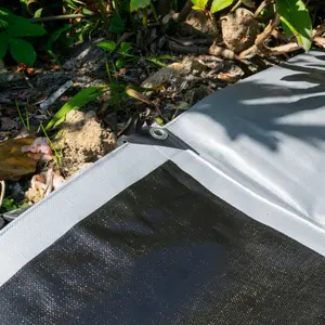 5m x5m Tough heavy duty waterproof tarpaulin/cover up tarp,300gsm builders sheet,garden +camping