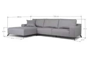 Furniture Stop - Mahone Corner Sofa