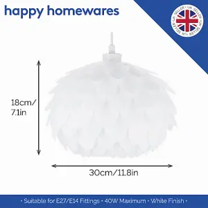 Modern Designer White Cloud Effect Polypropylene Ceiling Pendant Lamp Shade