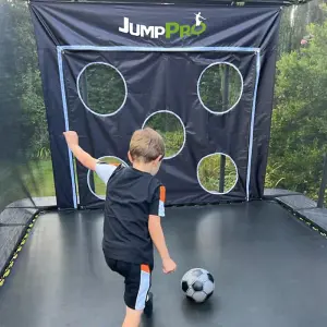 JumpPRO Trampoline Goal (Large) - The Only Trampoline Football Goal in the World