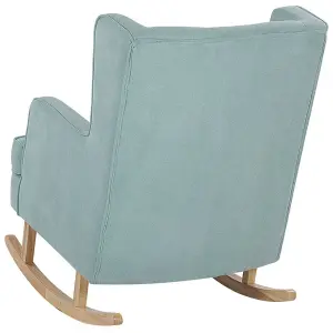 Rocking Chair TRONDHEIM Fabric Mint Green