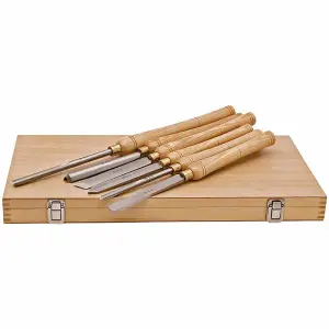 SIP 6Pc. Wood Lathe Chisel Set - Wood