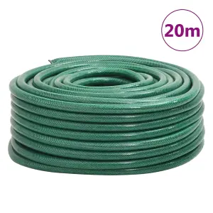 Berkfield Garden Hose Green 20 m PVC