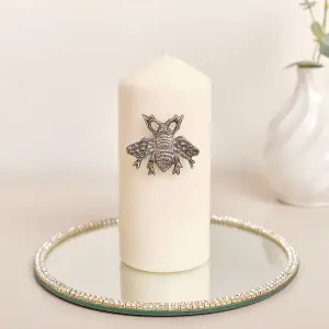 Melody Maison Silver Bumblebee Candle Pin