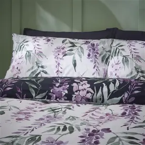 Wister Floral Reversible Duvet Cover Set With Pillowcases Catherine Lansfield Size: Kingsize - 2 Standard Pillowcases