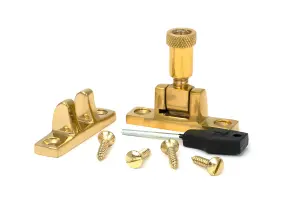 Brompton Brighton Fastener - Narrow (Square) - Polished Brass