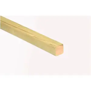 PACK OF 5 (Total 5 Units) - Kiln Dried C24 Regularised Treated Timber- 47mm x 50mm x 3000mm Length