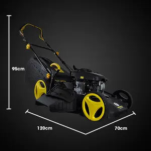 RocwooD 21 Self Propelled Petrol Mulching Lawnmower