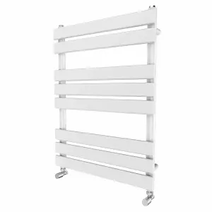 Right Radiators 800x600 mm Designer Flat Panel Heated Towel Rail Radiator Bathroom Warmer Heating White