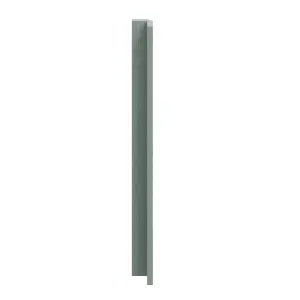 GoodHome Alpinia Matt Green Painted Wood Effect Shaker Matt green wood effect Standard Corner post, (W)59mm (L)715mm