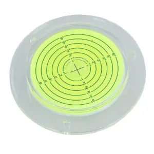 100mm Bull Eye Level Spirit Bubble Orbit Surface 0 - 6 degree Levelling Area