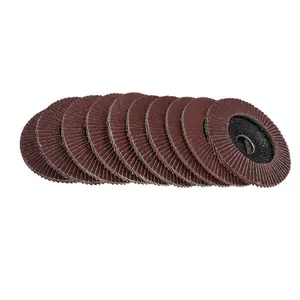 4-1/2" 115mm Mixed Grit Flap Flat Discs For Angle Grinders Removal Sanding 10pk