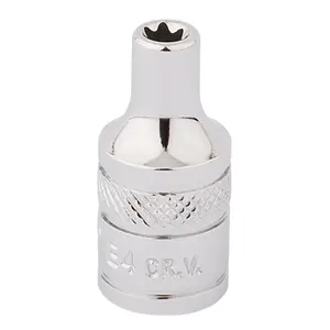 Draper 1/4" Square Drive Draper TX-STAR Socket E4 34039