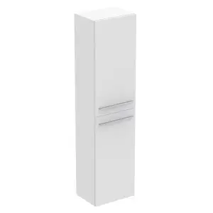 Ideal Standard i.life A Tall Matt White Single Wall-mounted Bathroom Cabinet (H)160cm (W)40cm