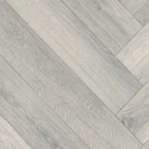 White Modern Wood Effect Anti-Slip Vinyl Flooring for Home, Shops, Offices, 2.8mm Thick Vinyl Sheet-6m(19'8") X 4m(13'1")-24m²