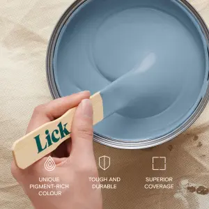 Lick Blue 18 Eggshell Emulsion paint, 2.5L