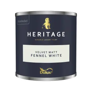 Dulux Heritage Velvet Matt - 125ml Tester Pot - Fennel White