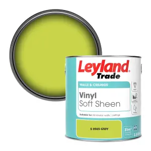 Leyland Trade Vinyl Soft Sheen Walls & Ceilings Emulsion Paint (S 0565-G50Y) - 2.5L