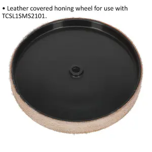 Premium Leather Honing Wheel 200mm x 30mm for ys08977 Wet Stone Sharpener