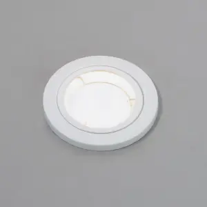 Litecraft 2 Pack White Modern IP20 Fire Rated Fixed Downlights