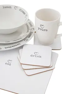 Maison by Premier Set Of Four Charm Drink Coasters